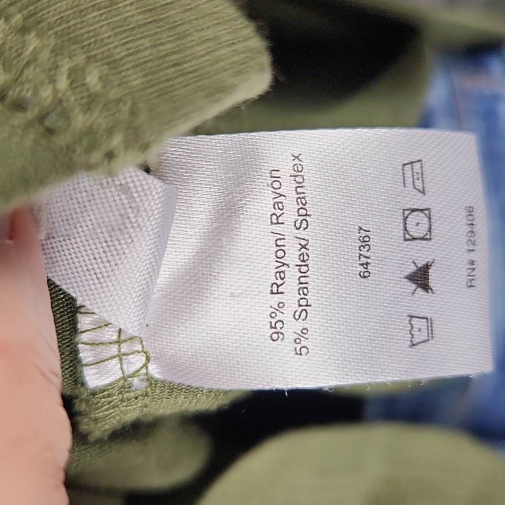 Venus Olive Green Open-Back Strappy Top - Picture 8 of 8